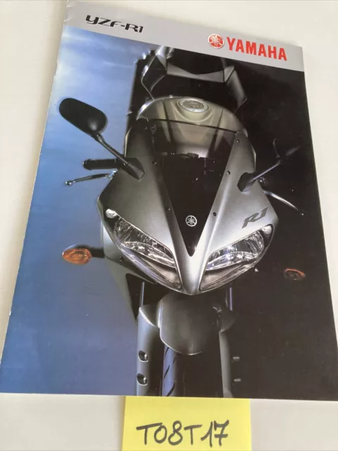 Yamaha YZF-R1 1000 R1 brochure de vente catalogue prospectus moto publicité