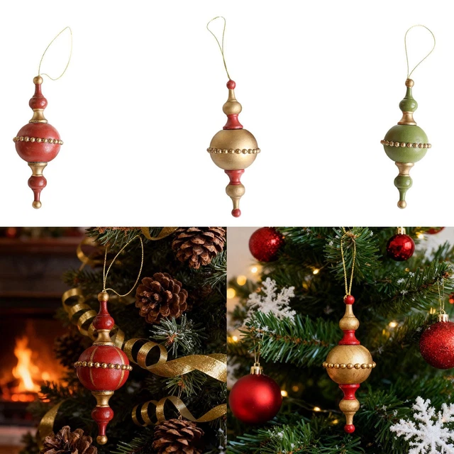Boules De Noël Sapin 24 Pièces - Plastique Avec Cordon, Déco Intérieur Pour Sapin, Couronne, Guirlande
