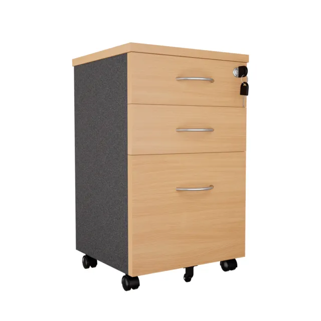 Office Furniture Office Desk Wooden Mobile Drawer Lockable Pedestal File Cabinet