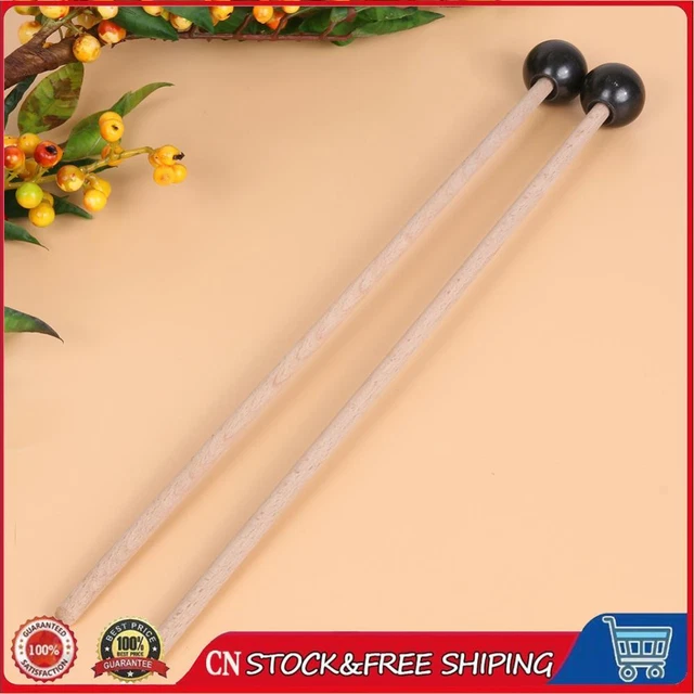 Professional Marimba Sticks with Maple Handles 2pcs Maple Rods Soft