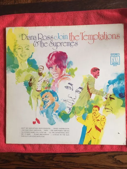 Diana Ross & The Supremes Join The Temptations US Import Motown VG+/VG+ Vinyl