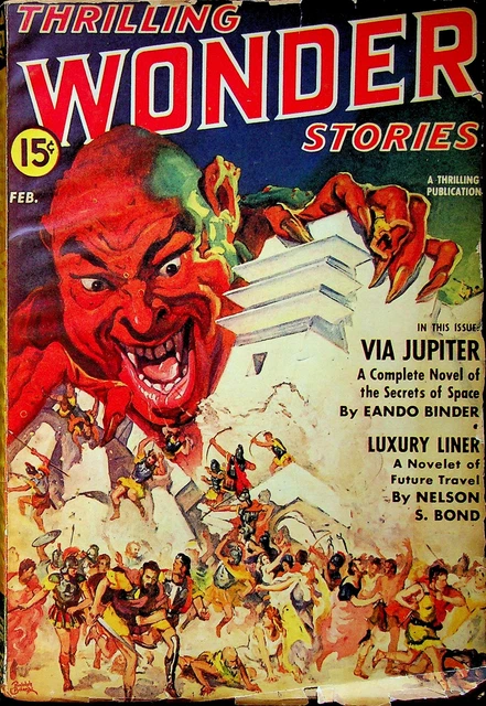 Thrilling Wonder Stories Pulp Feb 1942 Vol. 21 #3 GD