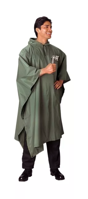 Rothco 4865 Olive Drab GI Type Rip-Stop Poncho