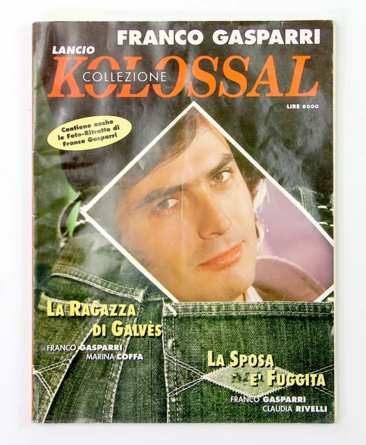 Kolossal Collezione Franco Gasparri + Poster con Foto Ritratto Fotoromanzo 1995