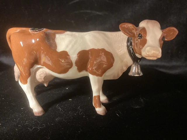Hagen-Renaker Special Run Guernsey Cow w/label