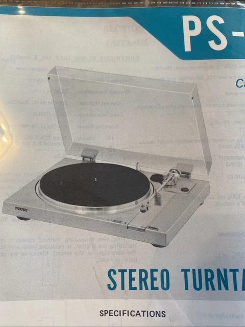 PAS D'ENVOI - Platine SONY PS-LX4 DIRECT DRIVE AUTOMATIC STEREO TURNTABLE SYSTEM SPEED 1 4 - CD - Musique