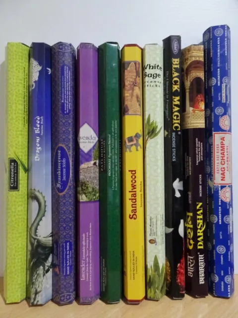 Jumbo/Tall ~ Garden Incense Sticks   You Choose  Kamini -  Satya Nag Champa 50g