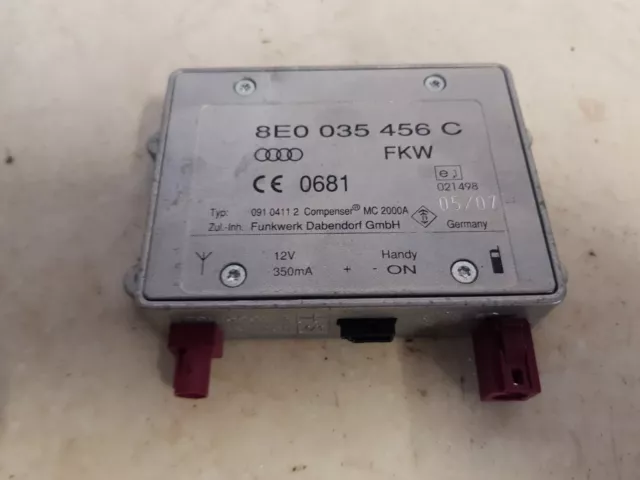 Audi Q7 S Line Hands Free Phone Amplifier 8E0035456C 2008