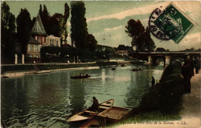 CPA JOINVILLE-le-PONT - view of the Petit Bras de la Marne (659585)