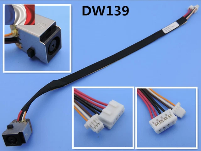 Dc Power jack HP Probook:4510 4510s 4310 4310s 4410s alimentation new port avec