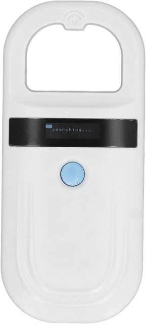 PET MICROCHIP SCANNER Reader, 134.2KHz Portable Animal Chip ID Scanner ...