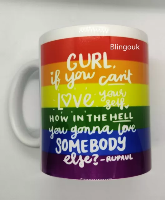 Rupauls Drag Race Inspired Mug, Multiple Designs, LGBTQ, Gay Pride, Drag Queens