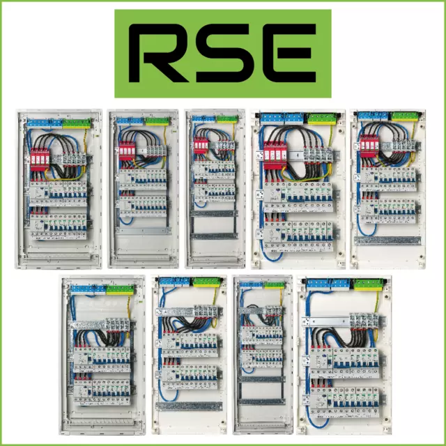 RSE Unterverteilung verdrahtet Sicherungskasten Unterputz Aufputz Hohlwand mi...