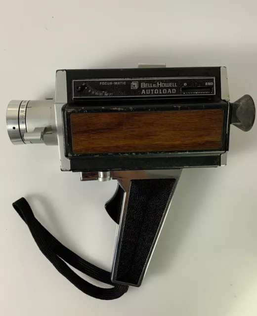 Vintage Bell & Howell Autoload 374 Movie Camera - Focus Matic See Description