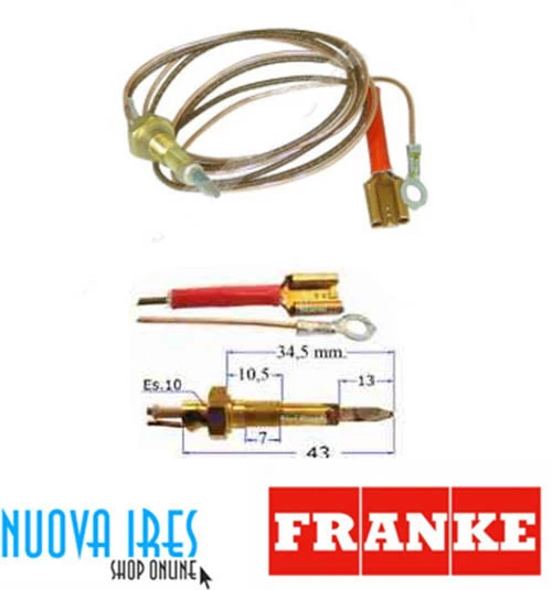 TERMOCOPPIA CUCINA GAS ORIGINALE FRANKE 1981557 PER TRIPLA - Foto 11