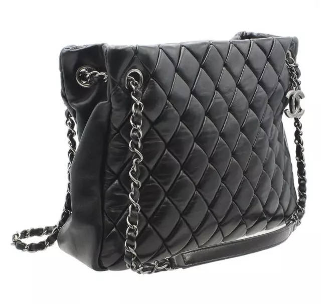 Chanel 2021 Black Lambskin Quilted Small Trendy CC Dual Handle Flap Bag For  Sale at 1stDibs