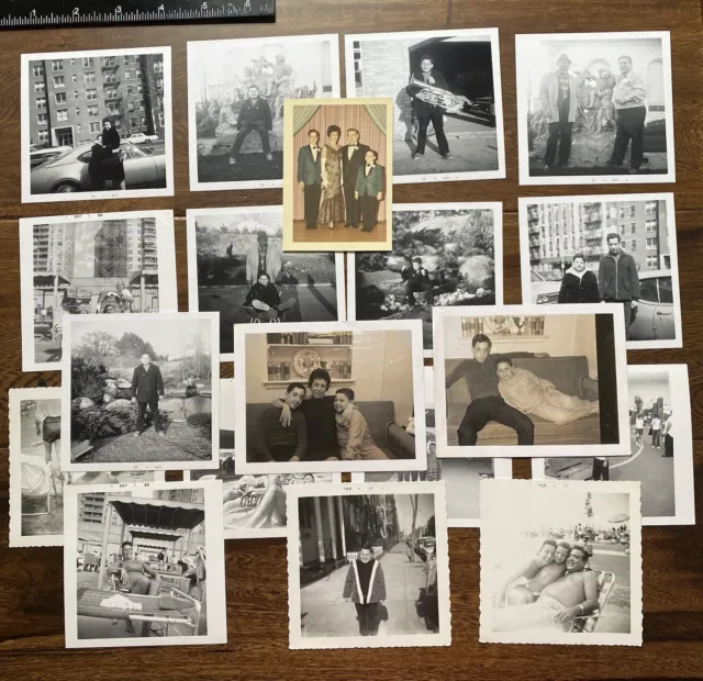 Brooklyn New York 1960's Family with Two Boys Lot of 19 Vintage Photos
