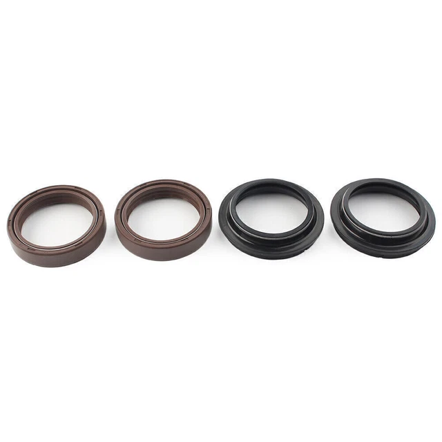 4 pz 43X55-11MM forcella anteriore moto ammortizzatore forcella olio guarnizione polvere