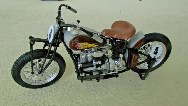 1938 Indian Four race version motorcycle modified New Ray 1:6 Die Cast 14 in.