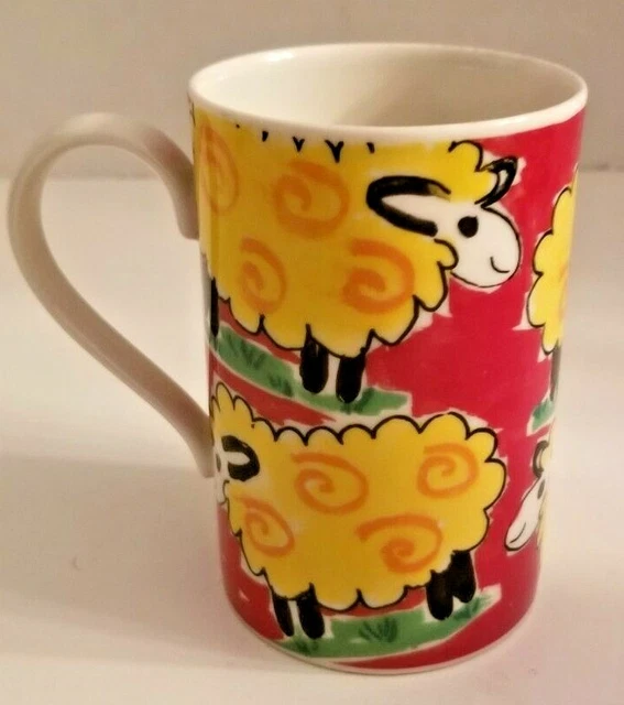 Pier 1 Sheep Mug  Handcrafted Scotland  Farmhouse Chic