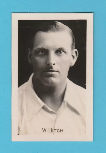 Cricket - Chums -  Scarce Cricket Card  -  J.  W.  Hitch  Of  Surrey  -  1922