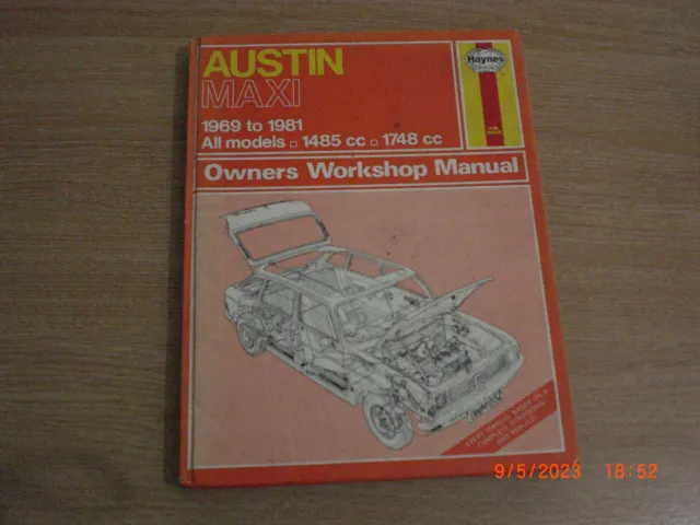 AUSTIN MAXI 1969 TO 1981 Haynes Owner's Workshop Manual