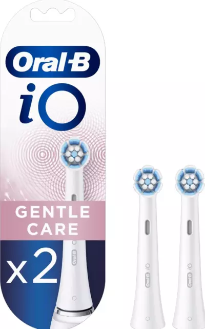 2 Brossettes Oral-B iO Gentle Care Pack De Recharge Brosse à Dents Électrique