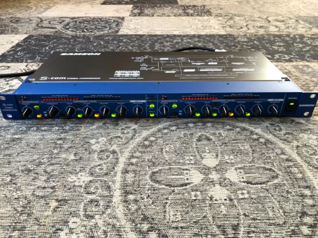 Occasion : SAMSON S.COM  / Limiteur de compresseur audio stéréo