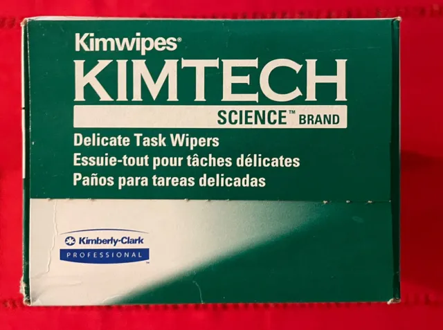 Kimtech Science 34133 KimWipes Delicate Task Wipes 198/box Electronics Wipes 3