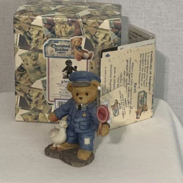 CHERISHED TEDDIES 1999 KENT Officer I've Got A Warrant Out For Your Heart 476560