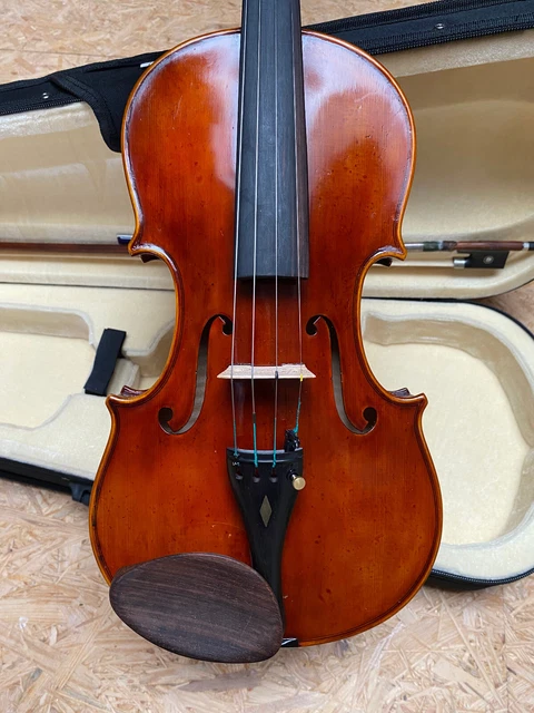 Old used violin labeled: "Collin-Mézin 1913" old Look ! violin バイオリン 小提 скрип