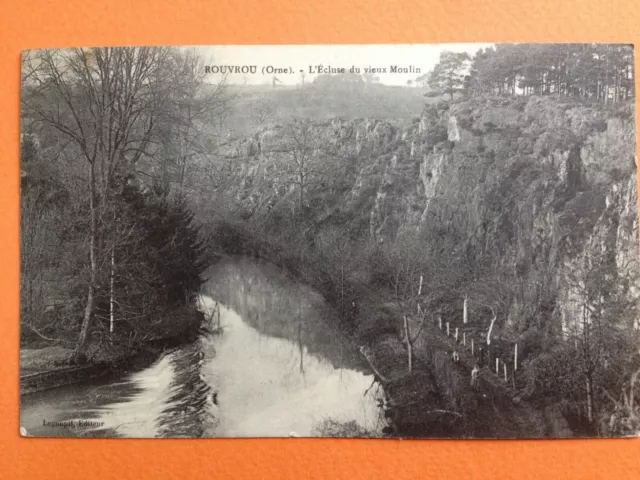 cpa Normandie 61 - ROUVROU Orne L'ECLUSE du VIEUX MOULIN