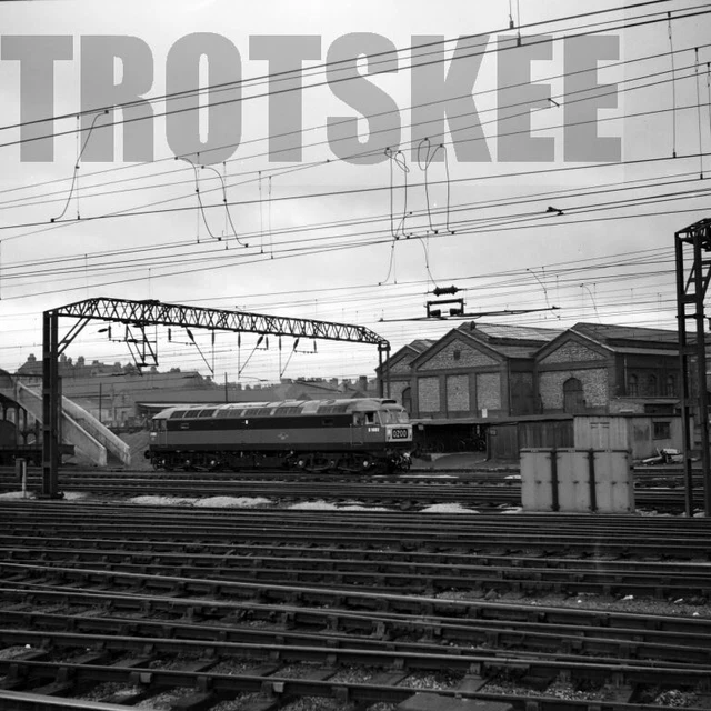 LARGER NEGATIVE BR British Railways Diesel Loco Class 47 D1602 Crewe