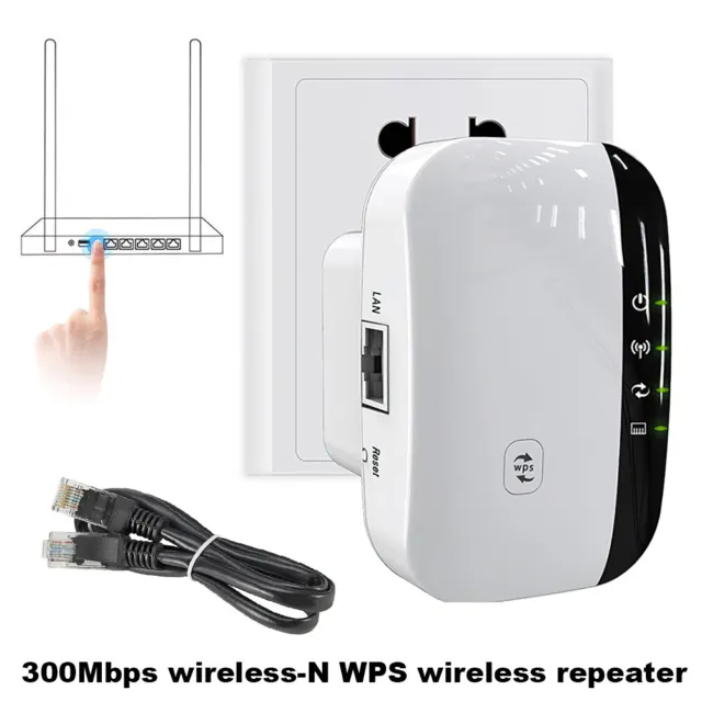 300Mbps Wifi Extender Repeater Range Booster AP Router AU Wireless-N 802.11 HOT