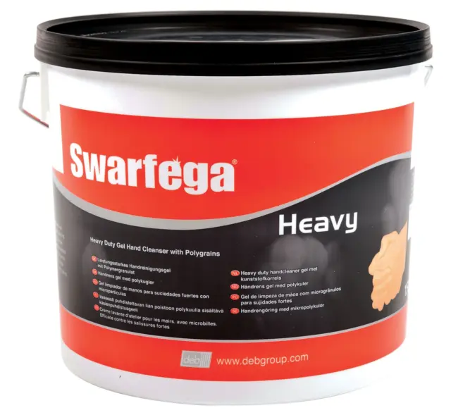 SWARFEGA Heavy Duty Hand Cleaner Gel 15 L Cleanser Grease Oil 15 Litre - DEB15