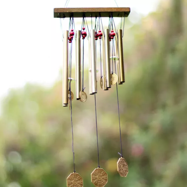 21" Amazing Wind Chimes Tubes Bell Copper Yard Garden Hanging Feng Shui Ornament