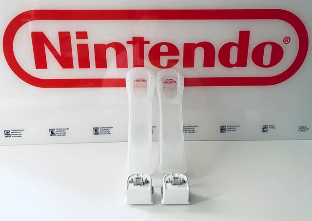 2 OEM Wii Motion Plus Sensor Adapters and Rubber Sleeves Tested Working Nintendo