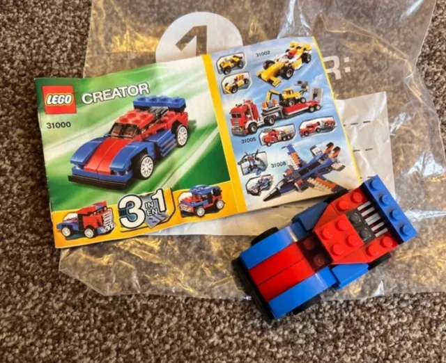 LEGO Set - Rare LEGO Creator: Mini Speeder - 31000 - Unboxed