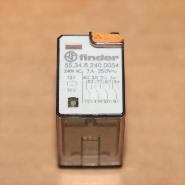 One Finder 55.34.8.240.0054 Relay 7A 250VAC More Available