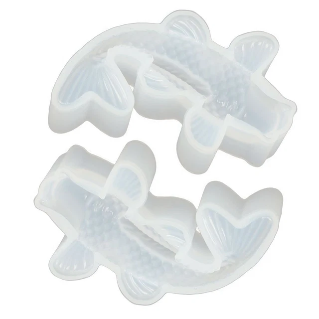 Pendant Silicone Mould Resin Casting Tool Koi Fish Epoxy Mold Jewelry Making