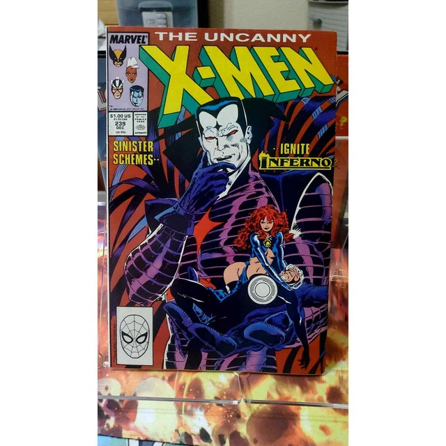 Uncanny X-Men #239 (1988) 1st cover app. & 2nd app. Mr. Sinister