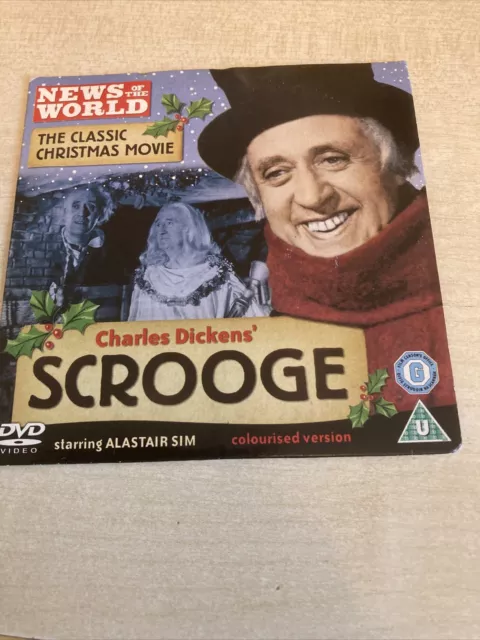 Charles Dickens' Scrooge starring Alistair Sim on DVD !!! Stunning condition !!!