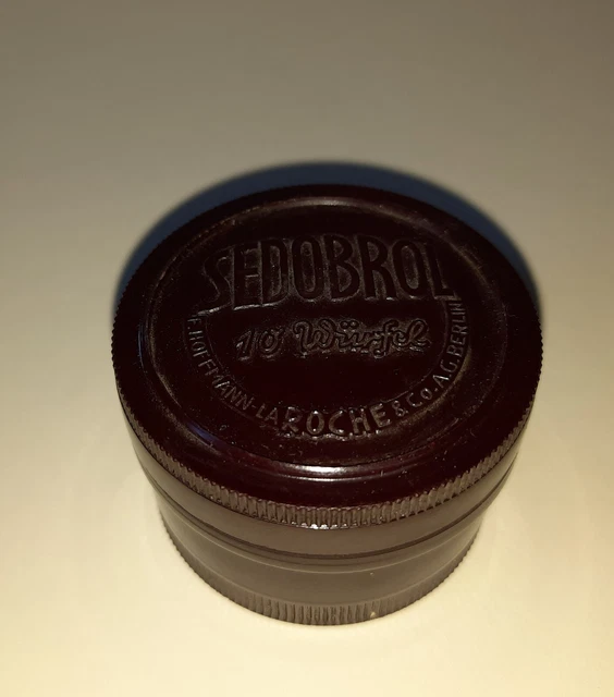 Sedobrol  Bakelit Dose  F.Hoffmann la Roche + Co. AG