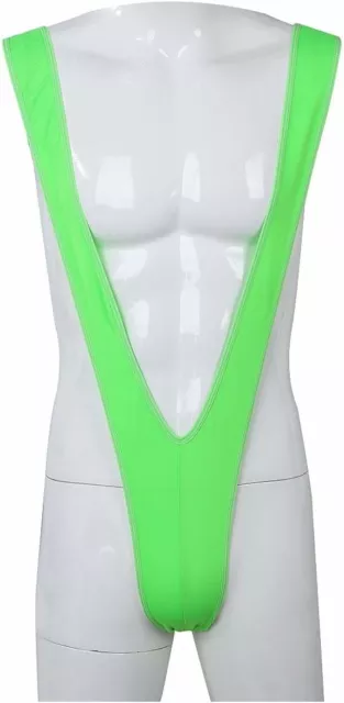 MAILLOT DE BAIN Borat - Slip Mankini - String fantaisie Vert EVG