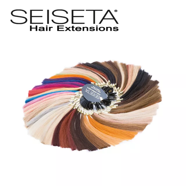 Hair Extensions Cartella colori in capelli veri naturali Gamma SEISETA