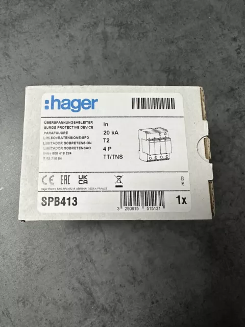 Hager SPB413 Überspannungsableiter