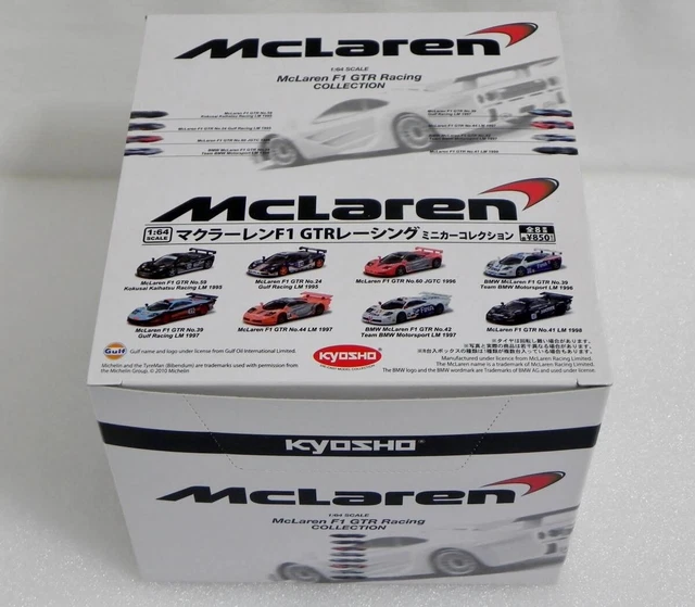 KYOSHO 1/64 MCLAREN F1 Gtr Racing Car Mini Collection 1 Case