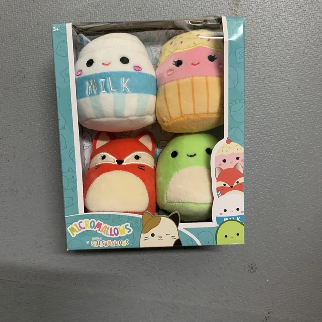 SQUISHMALLOWS MICROMALLOWS PLUSH 4-Pack - Fifi/Henry/Melly/Clara ...
