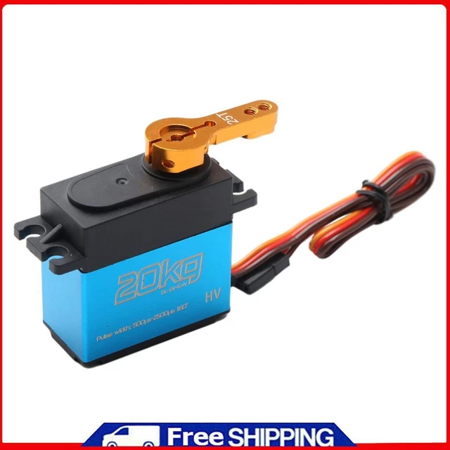 20kg Digital Servo 1/8 1/10 1/12 Scale RC Car Manipulator Metal Gear 25t Arms UK