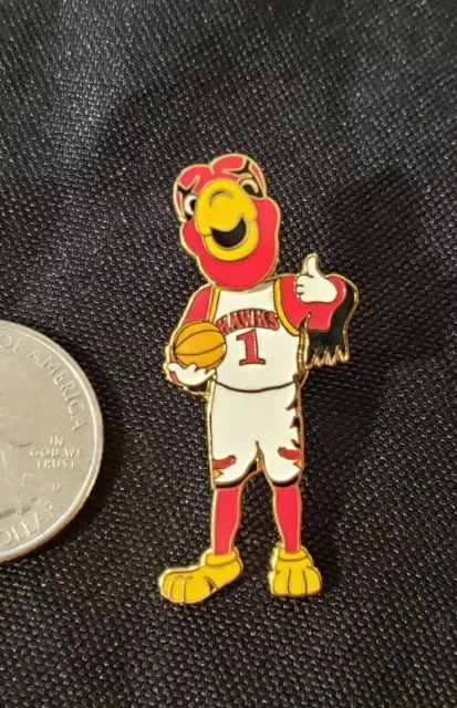 Atlanta Hawks Pin NBA Hawks Mascot bobblehead pin